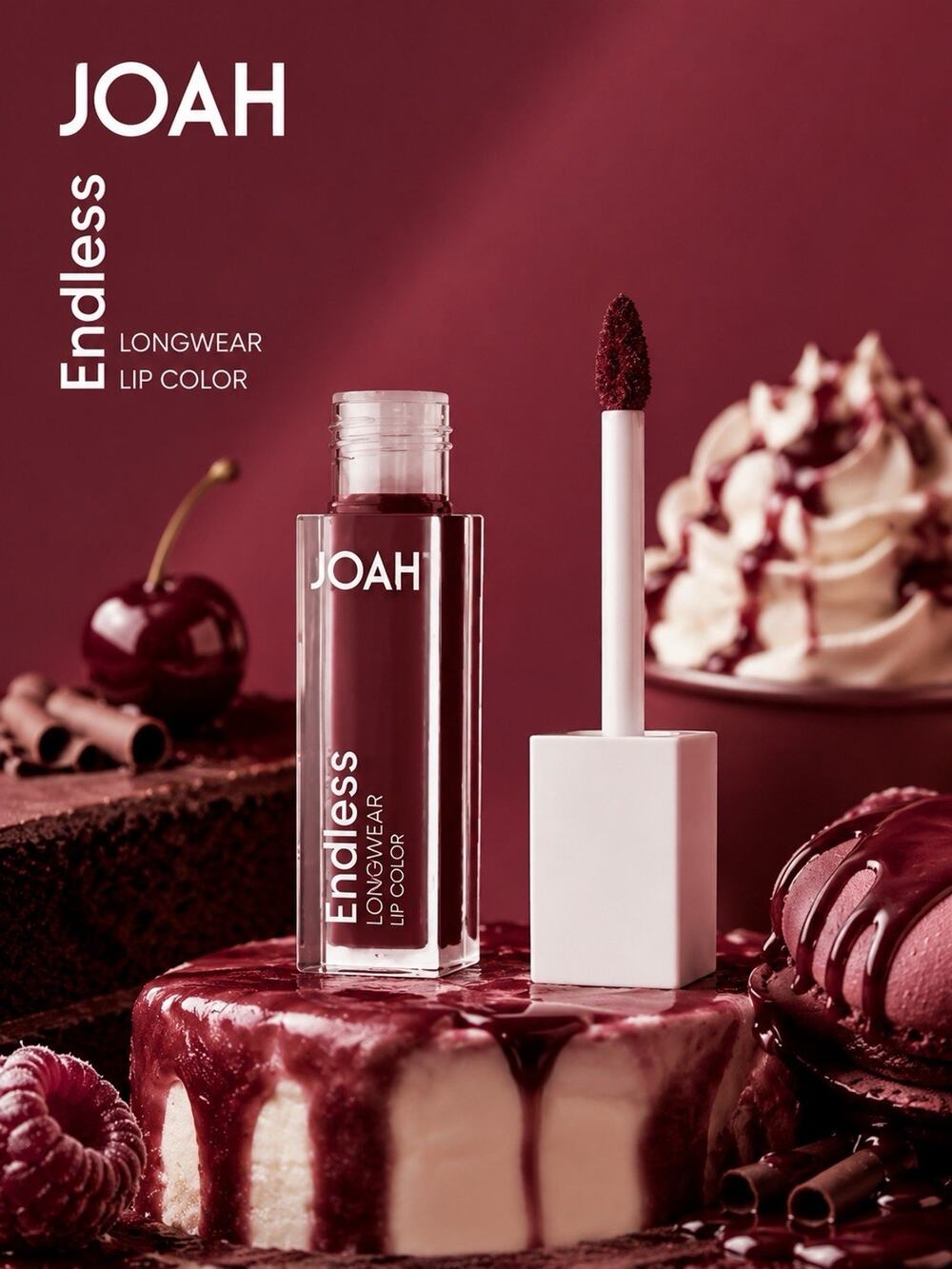 JOAH - Endless Long Wear Lip Color - Liquid Lipstick - Shade: Dessert (JSLL10)